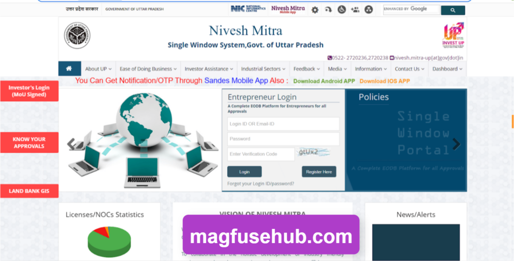What is UP Nivesh Mitra 2024: Online Registration, niveshmitra.up.nic.in Easy Login 3 Nivesh Mitra Entrepreneur Login